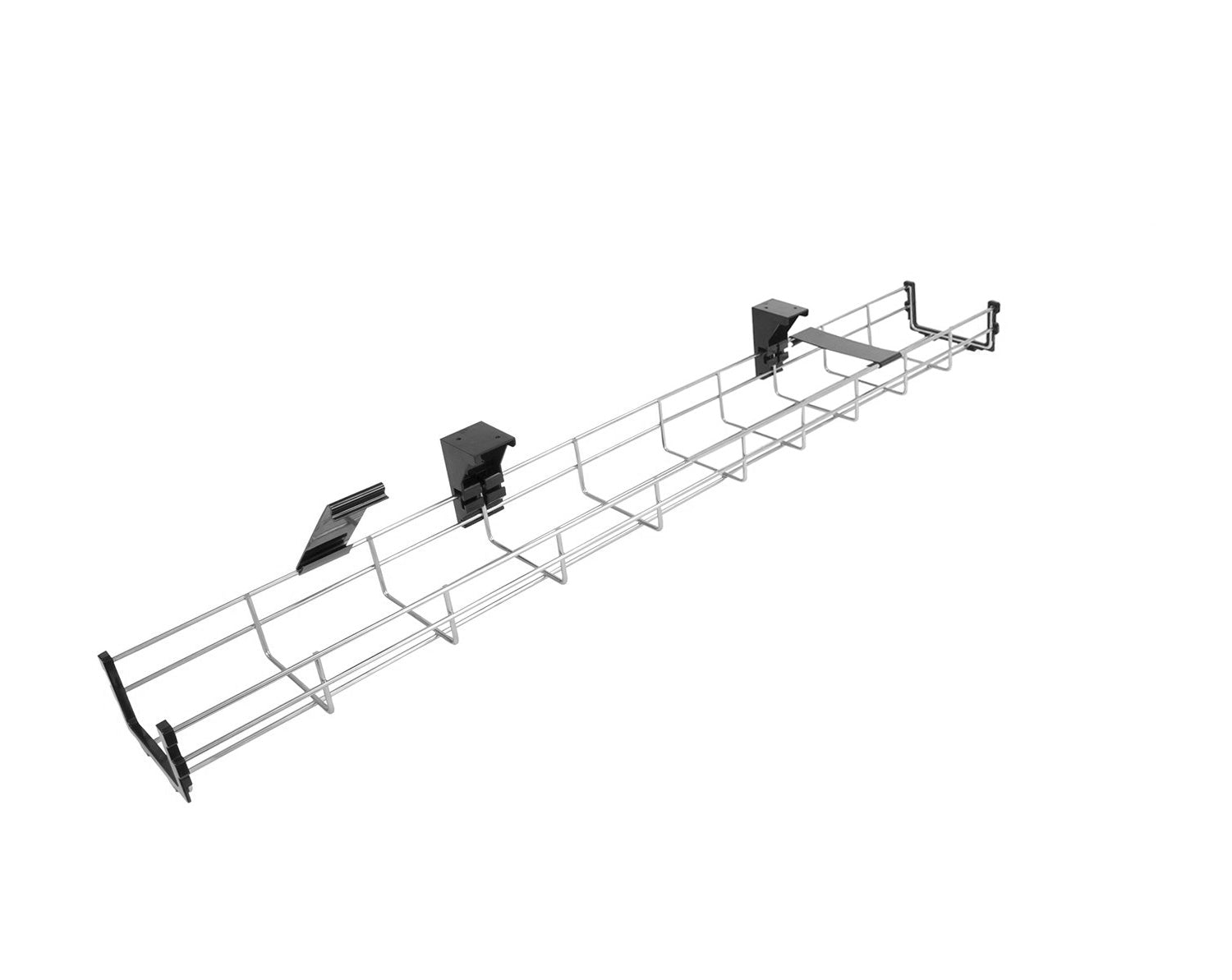Under Desk Cable Tray Basket Steel Mesh with Mounting Brackets - OOF-CT